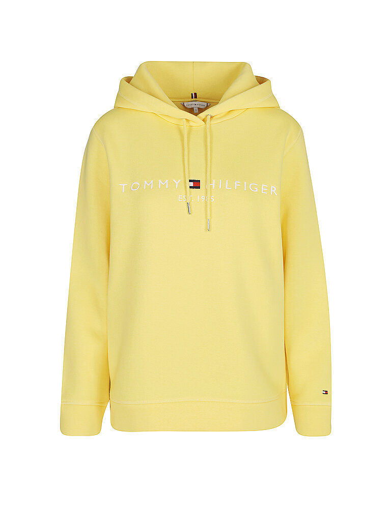 TOMMY HILFIGER Kapuzensweater - Hoodie Regular Fit gelb | XL